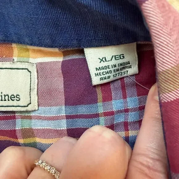 Southern Pines 100% cotton button up shirt - Picture 5 of 5